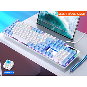 Mua Bàn phím cơ gaming blue swtich YINDIAO ZK3 với đèn led RGB nhiều màu sắc rực rỡ - Hàng Chính Hãng