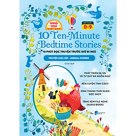 Sách song ngữ 10 Minutes Bedtime Stories - Truyện Kể Cho Bé Trước Giờ Đi Ngủ Cho Bé - Truyện Cổ Tích (Chọn Lẻ)