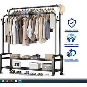 Mua Giàn Phơi Quần Áo Có Bánh Xe Di Chuyển