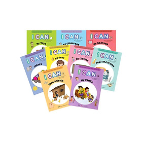 Combo Hướng Dẫn Học Tiếng Anh Cho Trẻ – I Can (Bộ 9 Cuốn) _PM