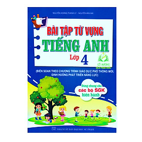 Hình ảnh Sách - Bài tập từ vựng tiếng anh lớp 4 ( dùng chung cho các bộ SGK hiện hành )