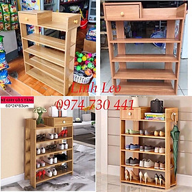 Mua Giá để giày  Kệ Giày  kệ giầy dép - Kệ giày gỗ 5 tầng