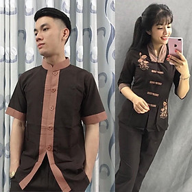 Đồ Lam Đi Chùa # Lãnh Tụ Phối Nam, La Hán Phối Nữ # Mẫu Cặp