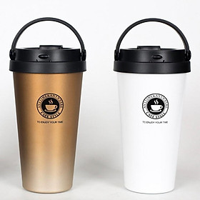 Mua Ly cafe inox có nắp 500ml