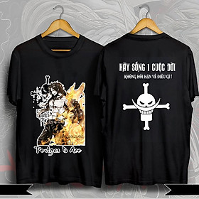 HOT mẫu áo thun in hình Ace - áo thun One Piece unisex đẹp giá siêu rẻ
