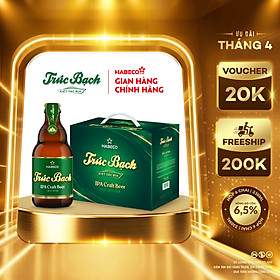 Bia Trúc Bạch IPA Craft - Hộp 6 chai 330ml