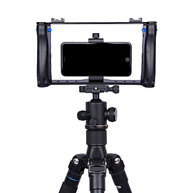 Smartphone Video Rig, Mobile Phone Movies Mount Handle Grip Stabilizer, Filmmaking Recording Rig Case for Filmmaker Videographer