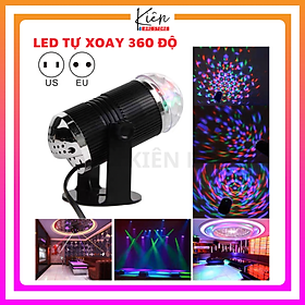 Mua Đèn led trang trí tự xoay 360 độ  thân dài có đế dựng hoặc treo - Màu Sắc Sinh Động Với Hiệu Ứng Xoay 360
