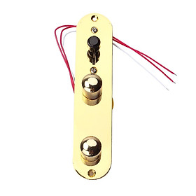 3 Chiều Có Dây Nạp Prewired Điều Khiển Đĩa Dây Chuyển Đổi TL Đàn Guitar Vàng