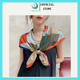 [VIDEO]-Khăn lụa quàng cổ 90x90cm, khăn lụa dài, khăn choàng lụa cao cấp, khăn 4 mùa đông Hàn Quốc- Quà tặng ý nghĩa cho phái đẹp- CHỌN MẪU