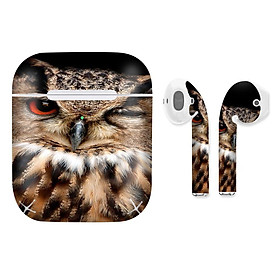 Miếng dán skin cho AirPods in hình con vật - dvz011