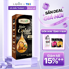 Kem nhuộm phủ bạc M.pros 60mlx2 Dễ Dàng Thao Tác Tại Nhà