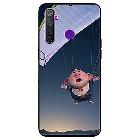Ốp lưng in cho realme 5 pro/ realme q mẫu heo bay
