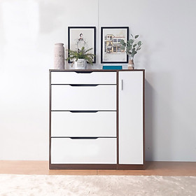 Tủ Giầy Dép Gỗ Công Nghiệp Cao Cấp Thiết Kế Thông Minh Có Ngăn Đựng Nón Bảo Hiểm TG-39