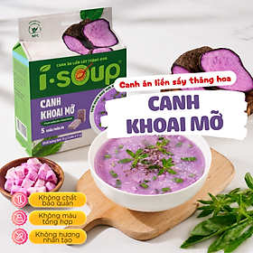 Isoup Viên Canh Khoai Mỡ Ăn Liền Sấy Thăng Hoa 55G