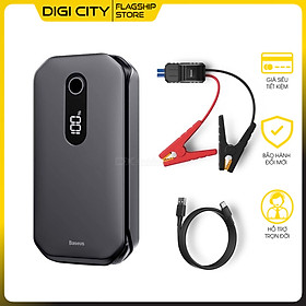 Bộ kích nô acquy kiêm sạc dự phòng 12000mAh Baseus CRJS03-01 - HÀNG CHÍNH HÃNG