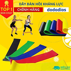 Dây kháng lực tập gym mini band dododios PK5109 hỗ trợ tập chân, đùi, mông, tay