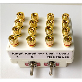 Mua HỘP CHIA LOA 2 Ampli  ra 1 Loa
