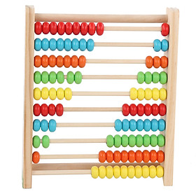 Đồ Chơi Giáo Dục - Bộ Bàn Tính Gỗ 100 Viên  Cho Bé
