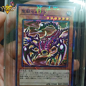 Thẻ bandai yugioh Mystical Beast Of Serket Thánh thú sa hải card real Konami tiếng nhật hiệu ứng hoa văn chú ngữ ai cập 1458 D6 21