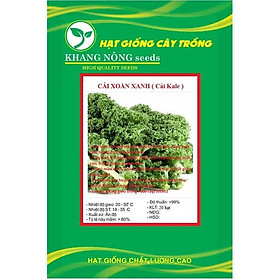 Hạt giống rau cải xoăn xanh - cải kale xanh KNS3389 - 1 gói 20 hạt