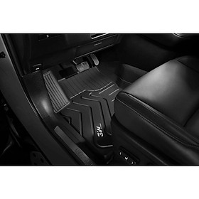 Thảm lót sàn xe ô tô LEXUS NEW ES 2018- đến nay Nhãn hiệu Macsim 3W chất liệu nhựa TPE đúc khuôn cao cấp - màu đen