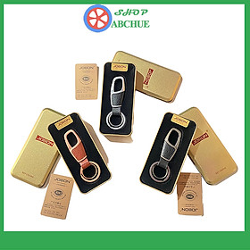 Móc khóa nam da Jobon mẫu mới sang trọng lịch sự ZB- 6605 tặng kèm hộp cao cấp