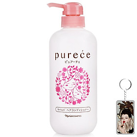 Dầu xả Naris Purece Mild Hair Conditioner Nhật Bản 550ml + Móc khóa