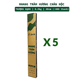 Nhang Trầm Hương Loại Thượng Hạng 30-40cm, 0.5-1kg 3 Lành Tự Nhiên 100% >15 Năm Trầm Thờ Cúng Thư Giãn Tài Lộc - 40cm-0.5kg (TH)
