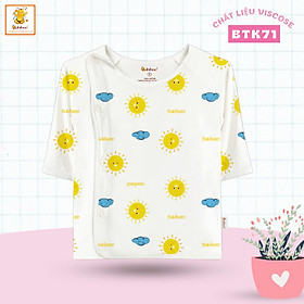 Áo dài tay sơ sinh BABIBOO hoạt hình dễ thương cho bé trai bé gái từ 3 đến 12kg (BB43)