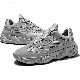 Men'S Sneaker Mesh Matte Leather Breathable Soft Casual Coconut Running Shoes