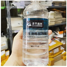 Mua Dầu thông để rửa bút và vẽ tranh sơn dầu- 500ml️ bảo vệ bút không bị hỏng