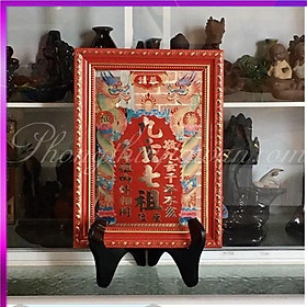 Mua Bài vị Cửu Huyền Thất Tổ tiếng Hán-Việt (liễng thờ đỏ) nhiều size
