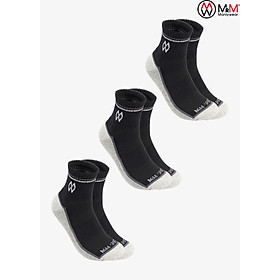 Combo 3 Đôi Tất Vớ Thể Thao Nam, Sợi Cotton Cao Cấp Chống Hôi Chân, Chống Phồng Rộp Chân, Chống Trơn Trượt Co Giãn 4 Chiều Thương Hiệu MRM FASHION - CM