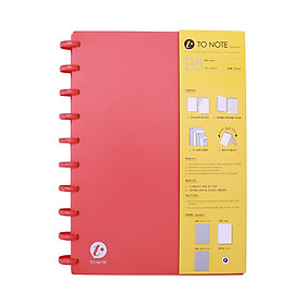 Sổ Tay Bìa Cứng Đục Lỗ Kw-Trio B5 ( 10 Lỗ)