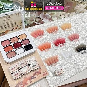 Set Gel Dặm Omber 9 Màu Đậm Đặc 8024 Phong Cách Nhật Bản BIG DREAM Làm Nail Chất Gel Đặc Mướt Màu Dịu Dàng Giấc Mơ Lớn Nữ Women ombre