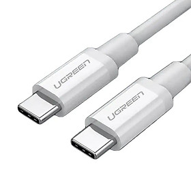 Ugreen UG60520US264TK 2M màu trắng Dây USB Type-C sang USB Type-C - HÀNG CHÍNH HÃNG