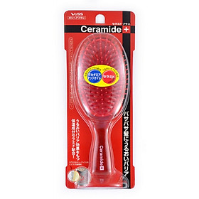 Lược Chải Chăm Sóc Tóc Hư Tổn Nhật Bản Ceramide Plus CRM - 500 VESS, Chứa Dầu Hạt Macca Dưới Các Viên Nang Siêu Nhỏ Trên Lông Chải Giúp Tóc Suôn Mượt