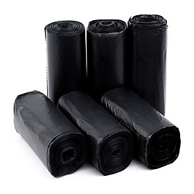 Mua Combo 6 cuộn (2kg) túi đựng rác màu đen size tiểu