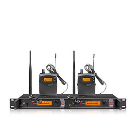 Hệ thống màn hình nội bộ chuyên nghiệp SM-2050 Hệ thống màn hình 2 kênh Multi-Bodypack với màn hình không dây trong tai cho màu sắc dành riêng cho giai đoạn: 2