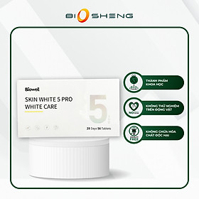 Sản Phẩm Hỗ Trợ Trắng Sáng Da, Ngăn Lão Hóa Biowell Skin White 5 Pro Care