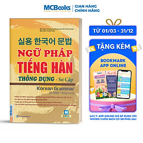 Hình ảnh Review sách Ngữ Pháp Tiếng Hàn Thông Dụng - Sơ Cấp