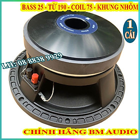 Hình ảnh CỦ LOA BASS 25 BM AUDIO TỪ 190 CÔN 75MM - HÀNG NHẬP KHẨU CHẤT LƯỢNG CAO - GIÁ 1 LOA