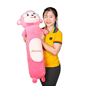 Gối ôm, thú nhồi bông, gấu bông Sweet hình con thú size bự 90cm Tặng đồ chơi rùa tập bơi cho bé màu ngẫu nhiên