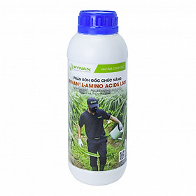 Phân bón gốc Rynan L-Amino Acids L500 (chai 1 Lít) - Kích thích rễ, tăng đề kháng, giải độc và hạ phèn cho đất