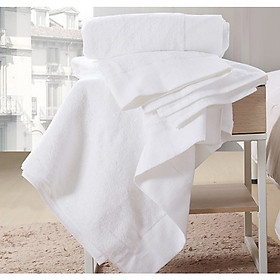 Mua Combo 3 Khăn tắm trắng khách sạn 50x100cm - 250GR Cao Cấp Cotton 100%
