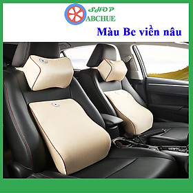 Set Gối tựa đầu , tựa lưng cao su non cao cấp dành cho Ô Tô xe hơi
