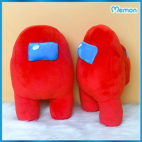 Gấu bông Among Us cao cấp - Hàng chính hãng Memon - Đồ chơi thú nhồi bông Among Us, Bông Gòn PP 3D trắng tinh khiết 100%, đàn hồi đa chiều, sản phẩm bền đẹp, an toàn cho người sử dụng