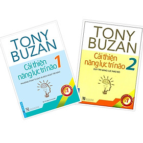 Hình ảnh Combo Tony Buzan Cải thiện năng lực trí não 1+ 2 (Phương pháp tư duy & kích hoạt trí não + Duy trì năng lực não bộ)