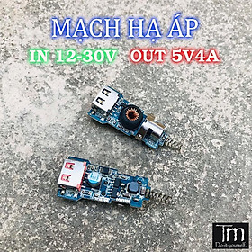 Mua Mạch Hạ Áp Vào 12-30V đầu ra 5V4A 2*USB